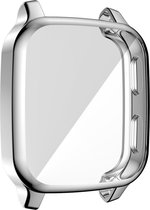Beschermende watch case - hoesje - geschikt voor Garmin Venu SQ - zilver