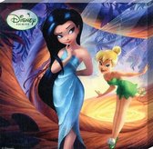 Disney - Fairies - Tinkerbell - Canvas - Schilderij - 35x35 Cm - Kinderkamer - Meisje.