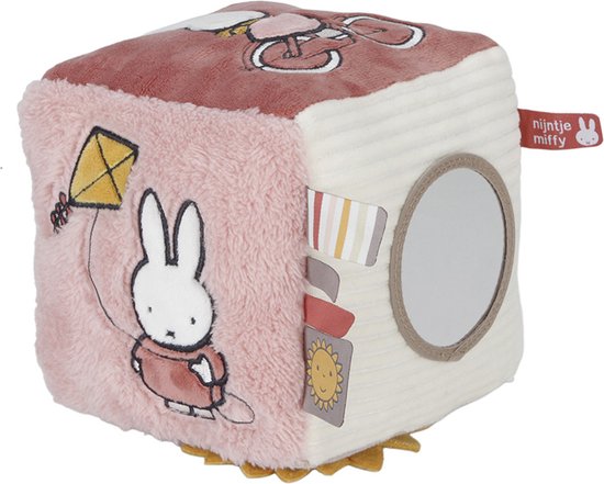 nijntje fluffy kubus roze
