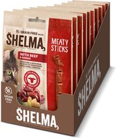 Shelma Premium Kattensnack - Sticks met Rund en Gember - 30 x 3 stuks