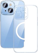 Baseus iPhone 14 Hoesje MagSafe + Screenprotector Transparant