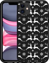 Cazy Hoesje Zwart geschikt voor iPhone 11 Oh Deer