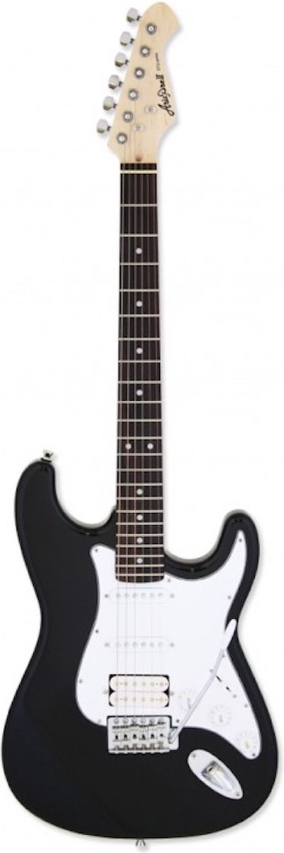 Aria STG-004 BK zwarte stratocaster gitaar elektrisch