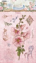 Studio Light Romantic Moments Clear Stempels Hollyhock