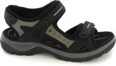 Ecco Offroad Sandalen Zwart Leer - Dames - Maat 43