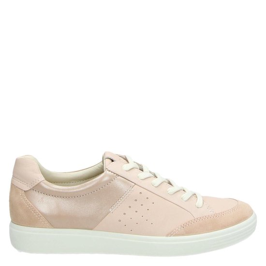 Ecco Soft 7 dames sneaker - Roze - Maat 38 | bol.com