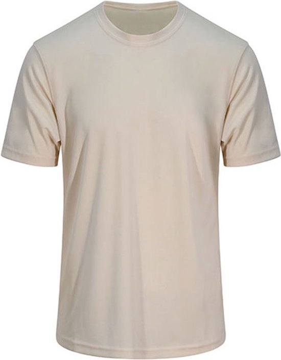 Vegan T-shirt met korte mouwen Cool T 'Vanilla' - XS