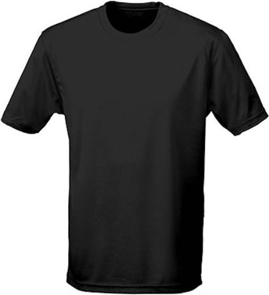 Vegan T-shirt met korte mouwen Cool T 'Jet Black' - 5XL