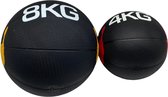 Padisport - Medicijnbal - Medicine Ball - Gewichtsbal - Medicijnbal Set 8 Kg - Gewichtsbal Set - Krachtbal Set - Krachtbal 4 Kg - Medicijnbal Set 4 En 8 Kg