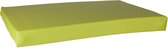 Orthopedisch hondenbed leatherlook lime 125x90x10 cm