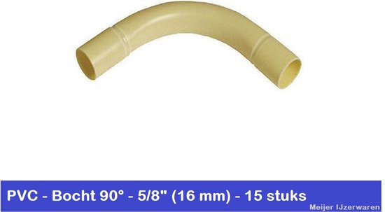 Thermoduct geïsoleerde bocht 90 graden diameter 180 mm | Jan Wit