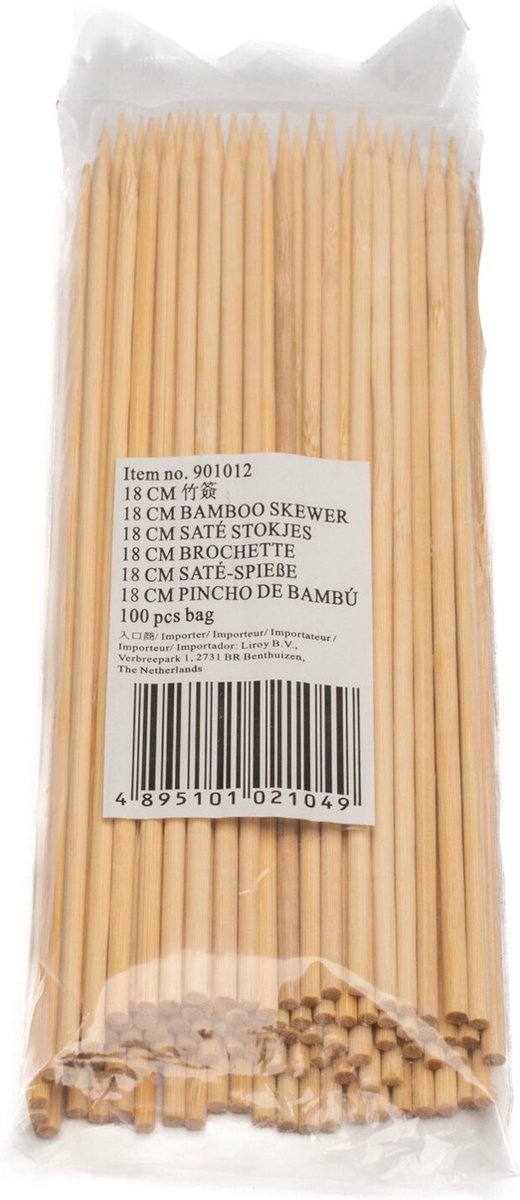 Bamboe spiezen - 15 cm - 15 cm