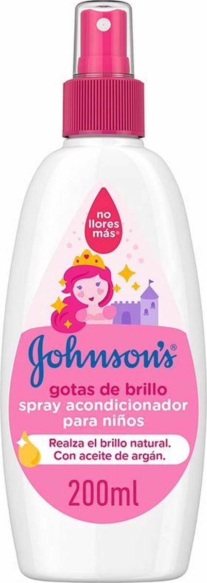 Conditioner Spray Johnson's Gotas de Brillo Helderheid Kinderen (200 ml)
