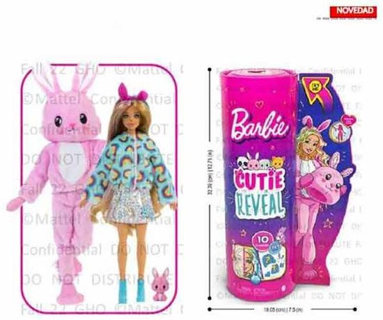 Barbie Cutie Reveal coffret poupée lapin