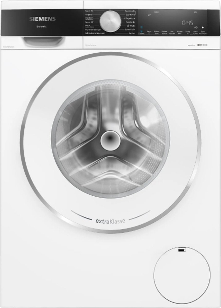 Siemens iQ500 WG44G2190 wasmachine Voorbelading 9 kg 1400 RPM Wit - DU Display