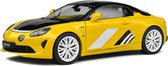 Alpine A110 Tour de Corse 75 (Geel/Zwart) (23 cm) 1/18 Solido {Modelauto - Schaalmodel - Miniatuurauto}