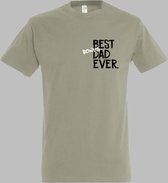 Shirt bonus Papa-Cadeau verjaardag Bonus Vader-Best bonus Dad ever met kindernaam-namen-Maat S