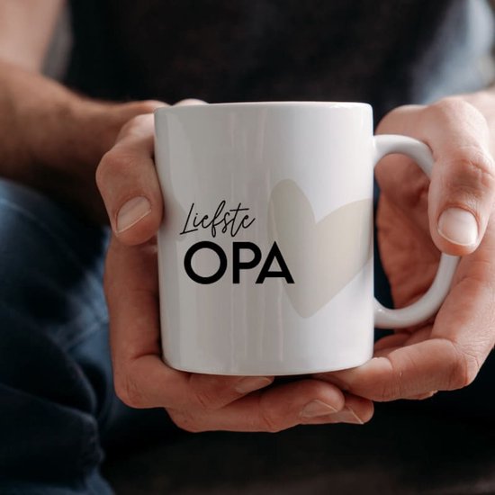 Mok Liefste Opa Groot Hart 300ml Keramiek Bol mok-liefste-opa-groot-hart-300ml-keramiek-bol