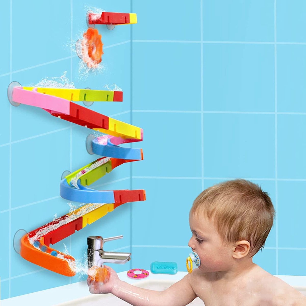 Jouets de bain pour 1-5 ans garçon filles cadeaux piscine piscine bain  jouets pour tout-petits, jouets de baignoire