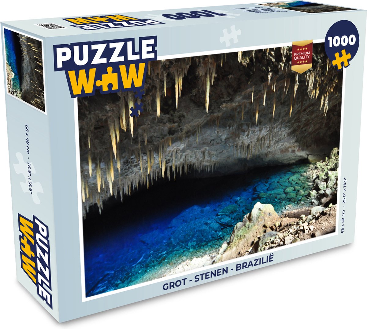 Puzzel Grot - Stenen - Brazilië - Legpuzzel - Puzzel 1000 stukjes volwassenen