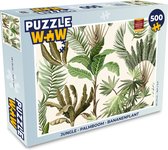 Puzzel Jungle - Palmboom - Bananenplant - Kinderen - Natuur - Planten - Legpuzzel - Puzzel 500 stukjes