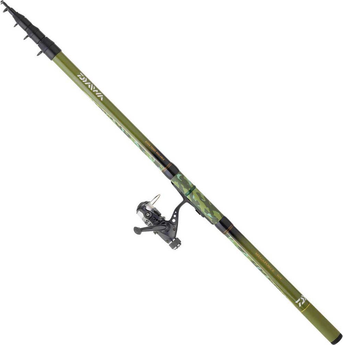 Daiwa Megaforce Rt+q820rm Viscombo Groen 3.50 m