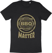 Grappig T Shirt Heren - BBQ Master - Zwart - M