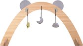 Bol.com Mamatoyz Panda Houten Babygym - MT24 - Grijs aanbieding