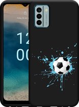 Cazy Hoesje Zwart geschikt voor Nokia G22 Soccer Ball