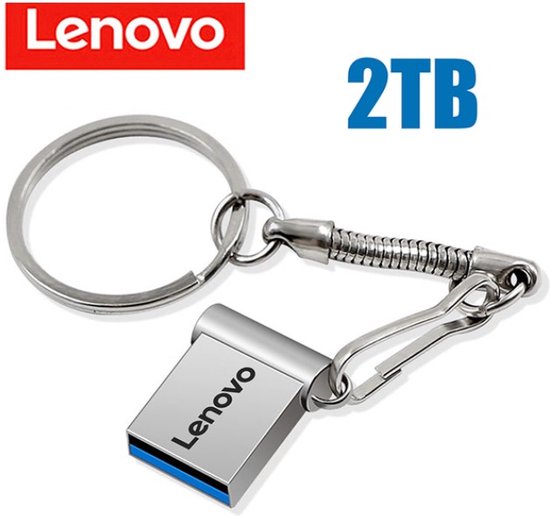 Clé Usb Lenovo 3.0 2To 150Mb/sec + Adaptateur USB vers Éclairage
