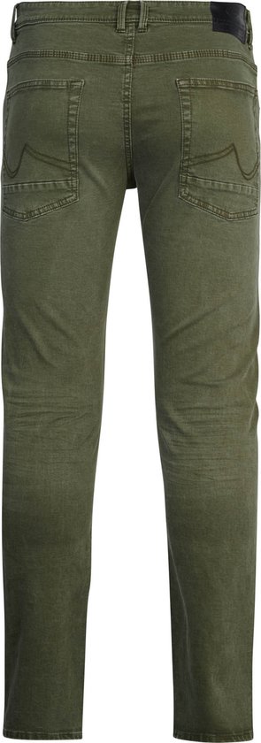 Petrol Industries - Heren Seaham Gekleurde Slim Fit Jeans Polson jeans -  Groen - Maat 32 | bol