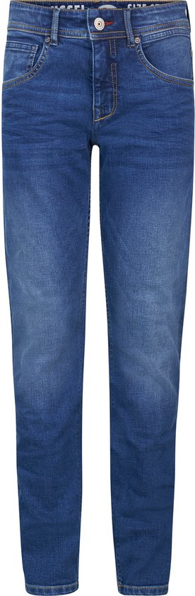 Petrol Industries - Jongens Russel Regular Tapered Fit Jeans Blackfoot - Blauw - Maat 164