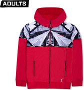 Touzani - Jassen - Hexi Track Jacket Red Adults (S)
