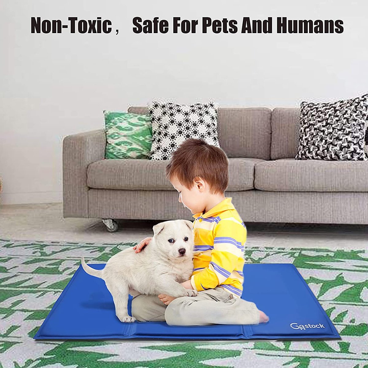 Koelmat voor honden, koelmat voor huisdieren, nietgiftige gel