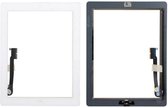 Voor Apple iPad 3 (jaar 2012) Modelnr. A1416 - A1430 - A1403 Touchscreen Digitizer met Homeknop compleet - Kleur Wit