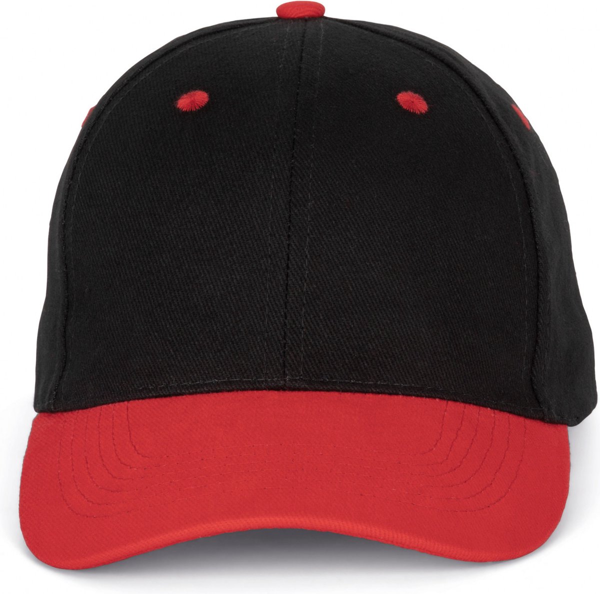 K-up 6 Panel Cap Black / Red - One Size
