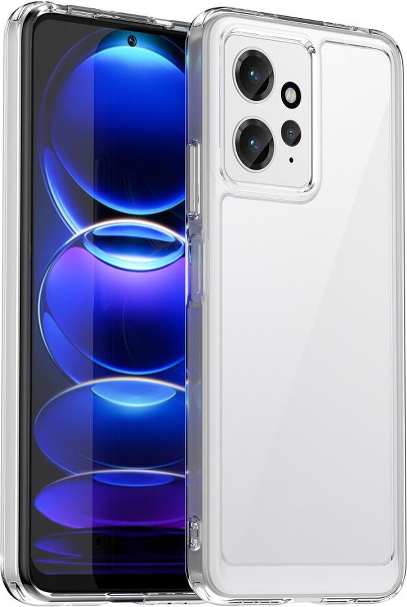 Xiaomi Redmi Note 12 Hoesje Acryl Back Cover Transparant