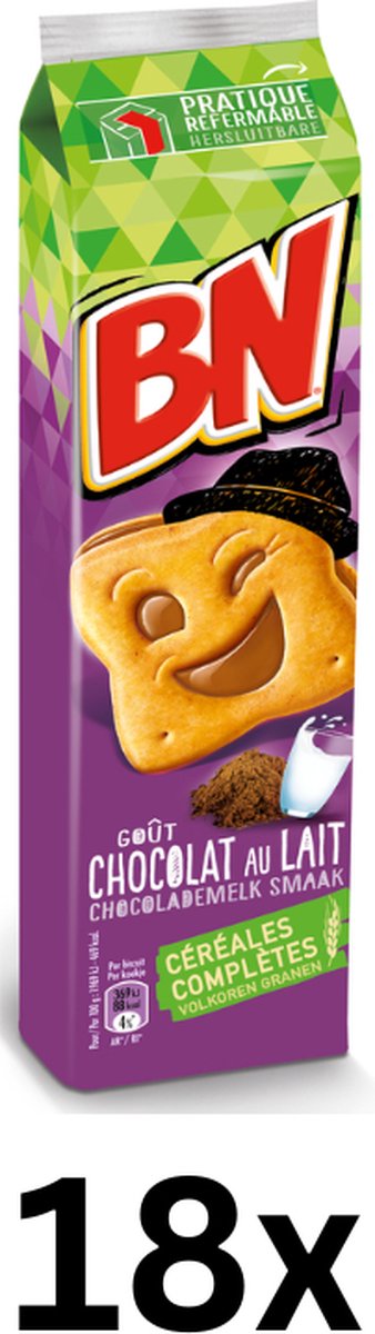 Biscuits goût chocolat - BN - 285 g