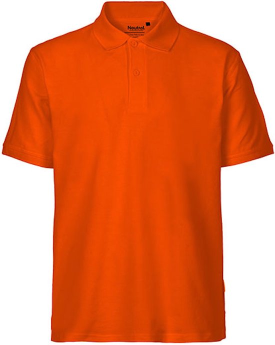 Men's Classic Polo met korte mouwen Orange - L