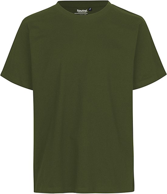 Fairtrade Unisex T-Shirt met korte mouwen Military - XS