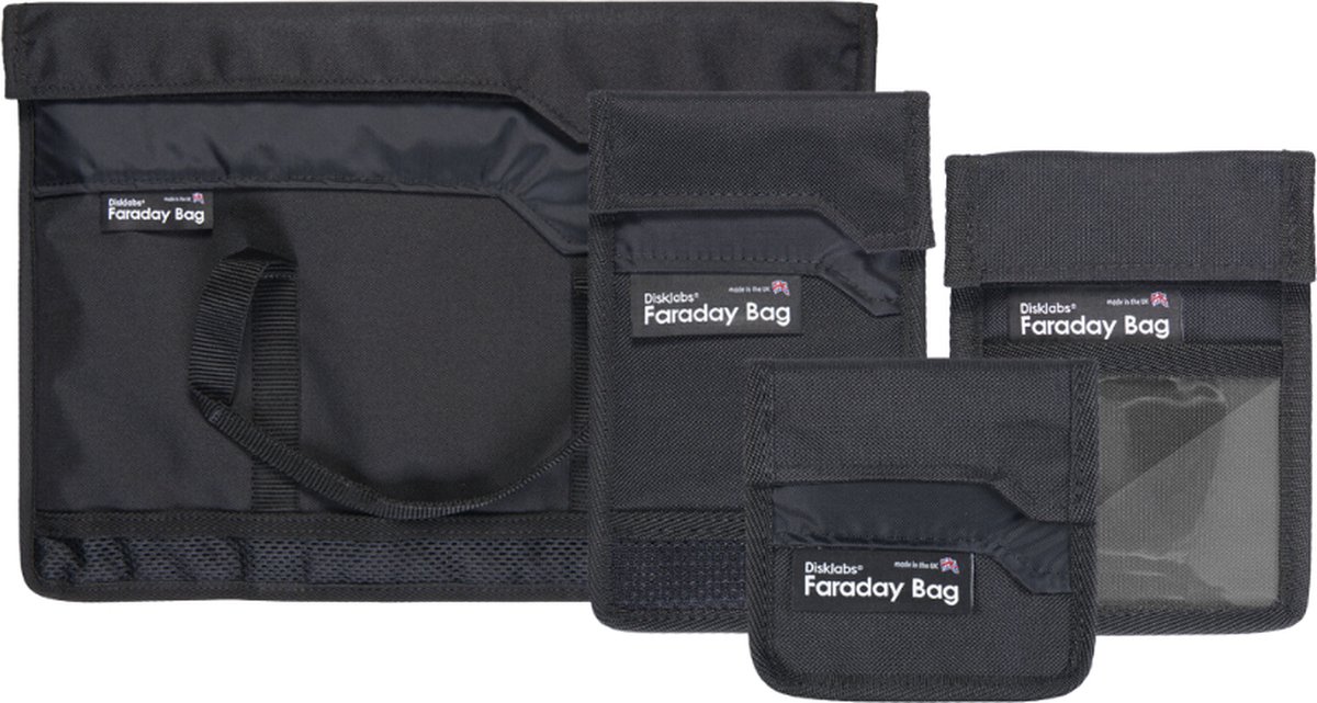 Disklabs 4-delige Faraday bag set