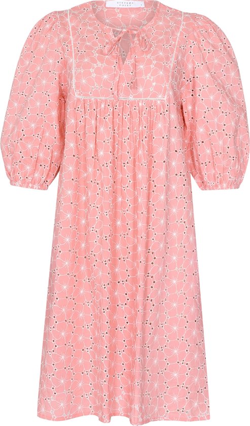 Sisters point - Dames jurk - Roze - 100% katoen - Maat M