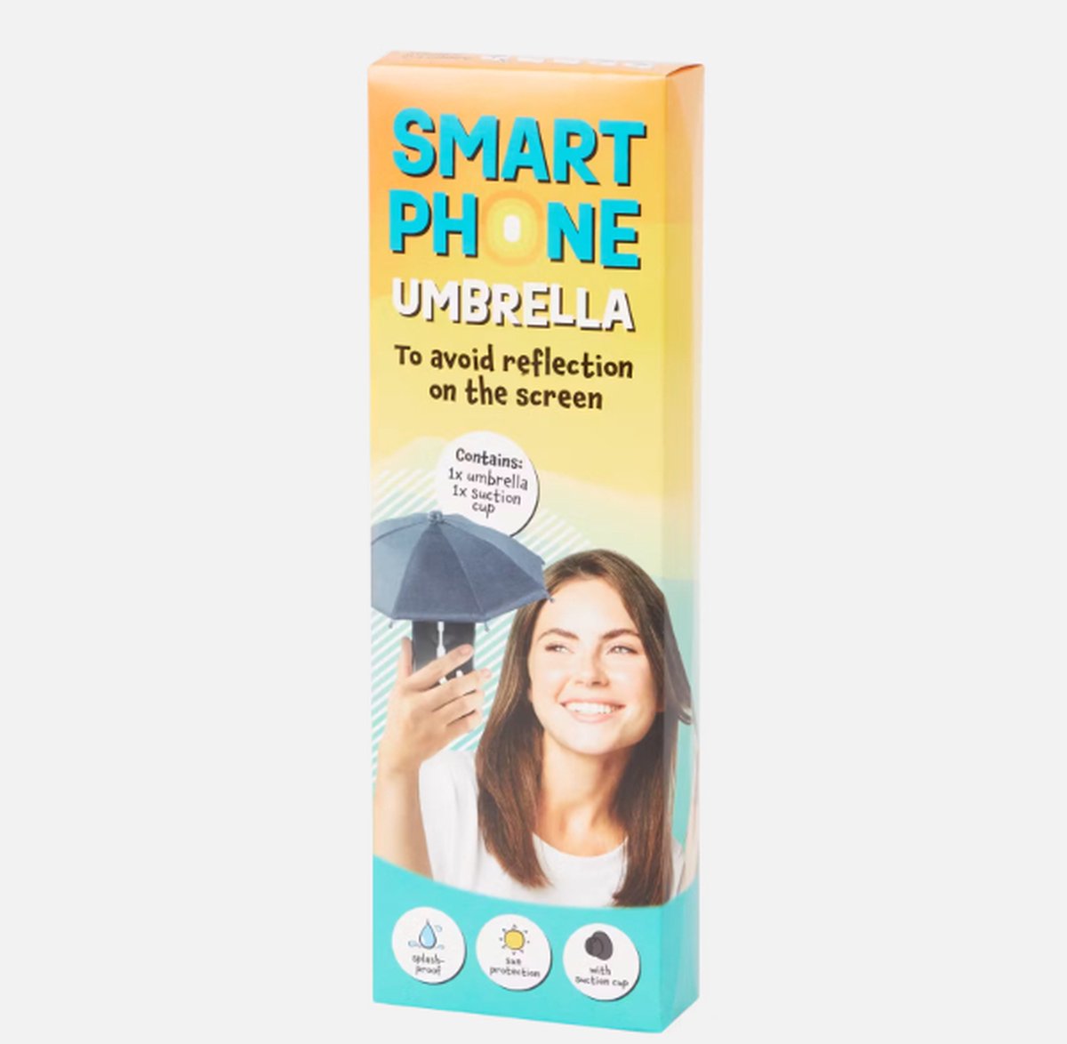 Mobiele Telefoon Zonnescherm – Zilvercoated – Past Op Alle Telefoons – Tegen Hitte, Verblinding En Zon – 19x14x7 Cm – Voor In De Auto