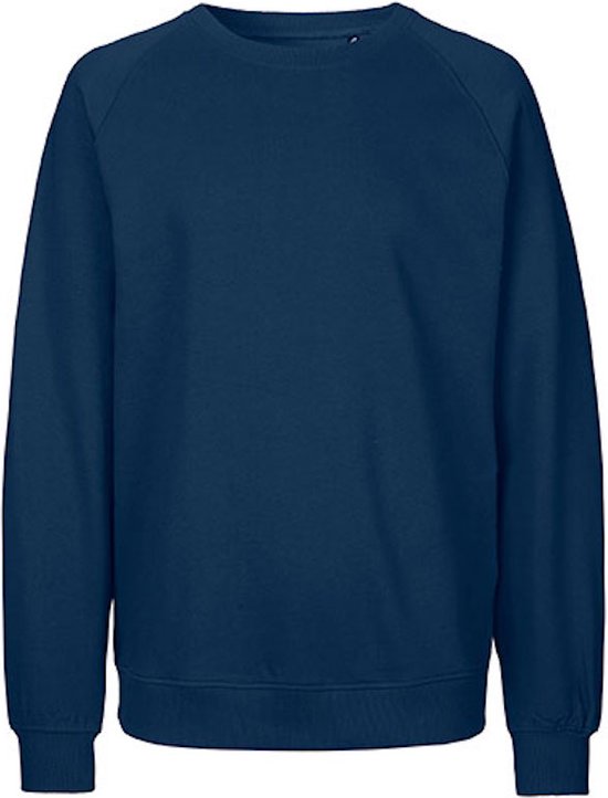 Fairtrade unisex sweater met ronde hals Navy - 4XL