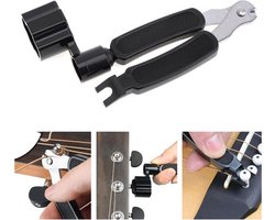 3 in 1 Guitar Tool - String Winder - String Cutter - Bridge Pin Puller - Akoestische Klassieke Elektrische Snaren Vervanger - Luthier Tool - Bass Banjo Mandoline