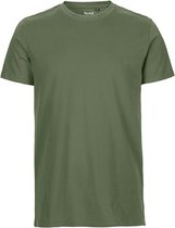 Fairtrade Men´s Fit T-Shirt met ronde hals Military - XL