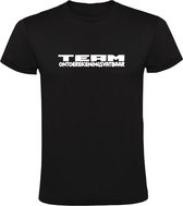 Team Ontoerekeningsvatbaar Heren T-shirt | voetbal | shirts kleding | volleybal | handbal | hockey | toernooi | teamsport | sport | naam | tbs | teamnaam | Shirt