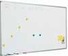Whiteboard Deluxe - Geëmailleerd staal - Weekplanner - Maandplanner - Jaarplanner - Magnetisch - Wit - Duits - 60x120cm