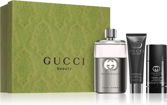 Gucci Guilty Pour Homme Gift Set ( Eau de Toilette 90 ml + deodorant stick  75 ml +... | bol