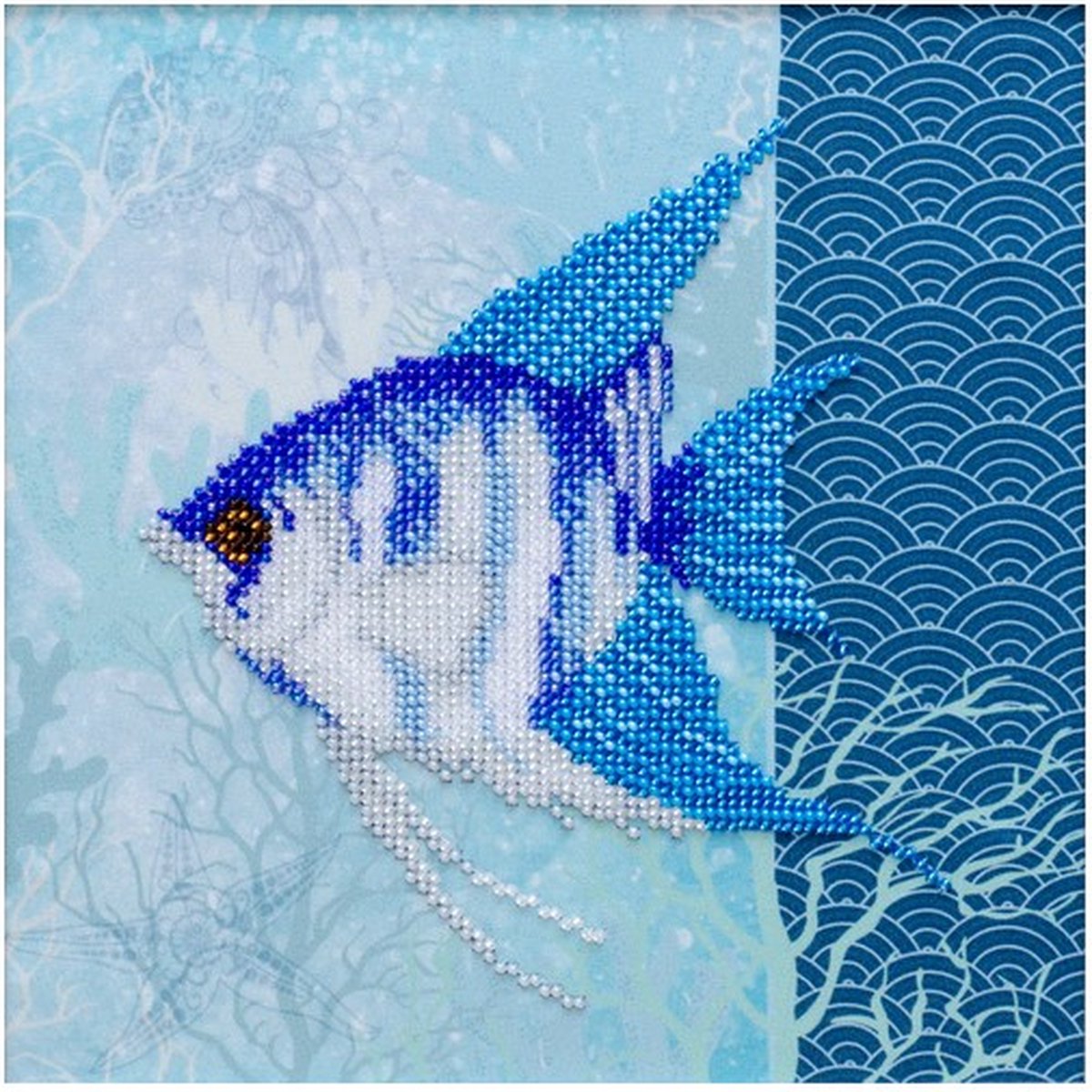 BORDUURPAKKET met kralen/parels - Underwater Beauty - Onderwater schoonheid - VDV